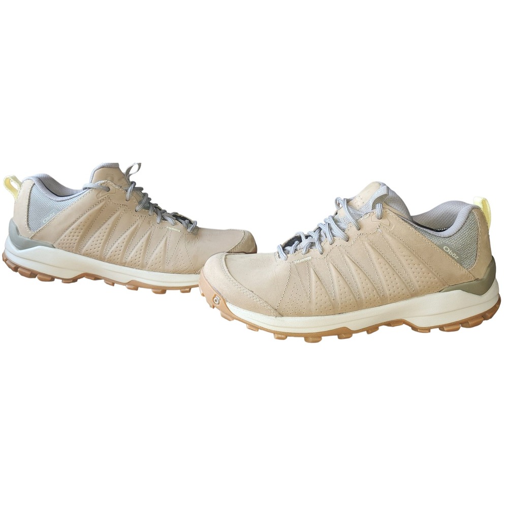 Oboz Hiking Shoes Womens US 9.5 Neutral Beige Brown Low Trail Sneakers